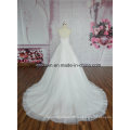 Ivory Puff Ball Gown Wedding Dress for Fat Woman